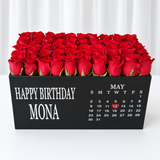Roses box - Super deluxe - Calendar