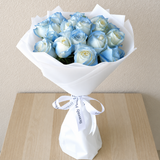 Blue roses bouquet