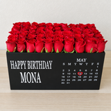 Roses box - Super deluxe - Calendar