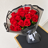 20 roses Bouquet - Red