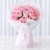 Pink Ohara Roses bouquet