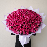 200 Purple Roses Bouquet