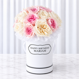 Ohara flowers in a round box