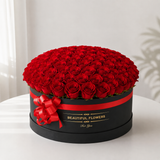 Red Roses - Round Box - Large