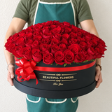Red Roses - Round Box - Large