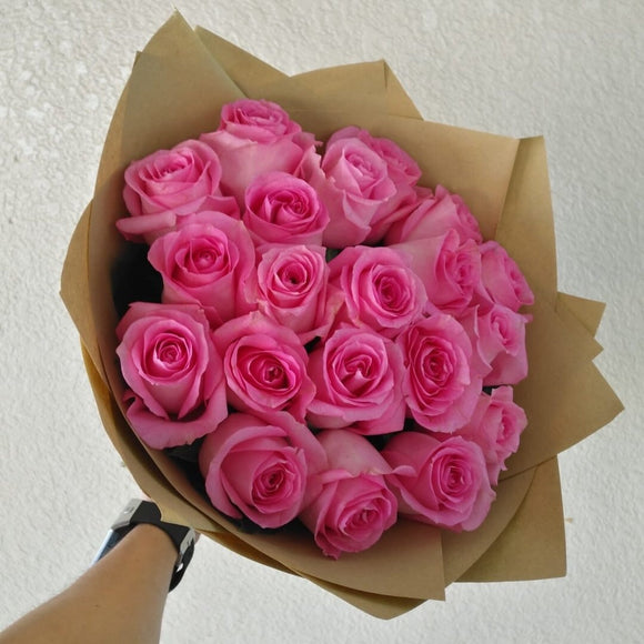 30 roses Bouquet - Pink