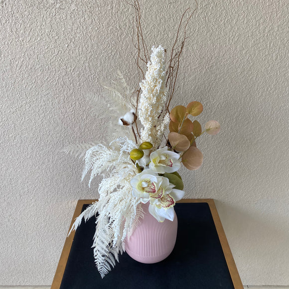 Artificial and Dried flowers arrangement #21