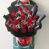 20 roses Bouquet - Red