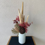 Dried and artificial flowers arrangement #8