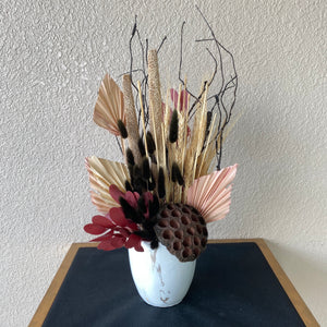 Artificial and Dried flowers arrangement #19