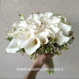 ⁨Bridal Bouquet - calla lily