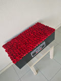 200 Red Roses in A long box - New Year flowers
