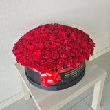 Red Roses - Round Box - Large