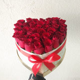 Flowers in Heart shaped box