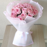 Pink Ohara Roses bouquet