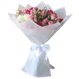Assorted color Flowers bouquet - hydrangea and roses
