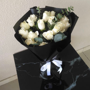 White roses Bouquet