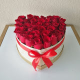 Flowers in Heart shaped box