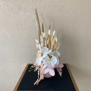 Artificial and Dried flowers arrangement #23