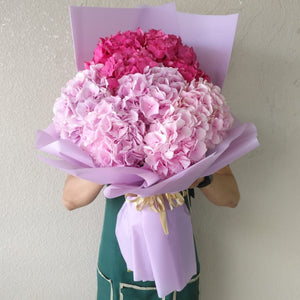 Mixed Pink hydrangeas Bouquet